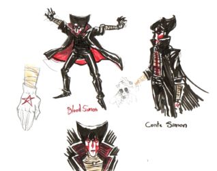 Essai de Rod pour que je ressuscite Simon en mode vampire. Un mime vampire ? C'est trop fou même pour moi !